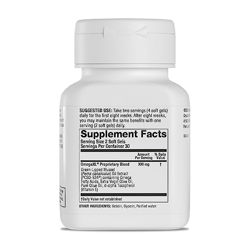 Omegaxl Joint Support Supplement - Natural Muscle Support, 60 Softgels (2 Pack) & Vitaminxl D3 High Potency Daily Vitamin D 5000 Iu 125Mcg Immune Support Supplement (30 Softgels) #TOP3