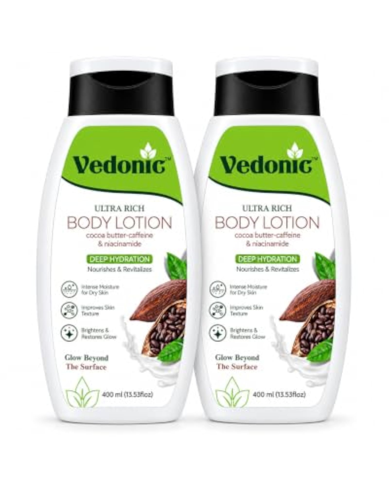 Ultra Rich Body Lotion, Cocoa Butter - Caffeine & Niacinamide