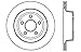 StopTech 128.62117R Sport Cross Drilled Brake Rotor (Rear Right), 1 Pack