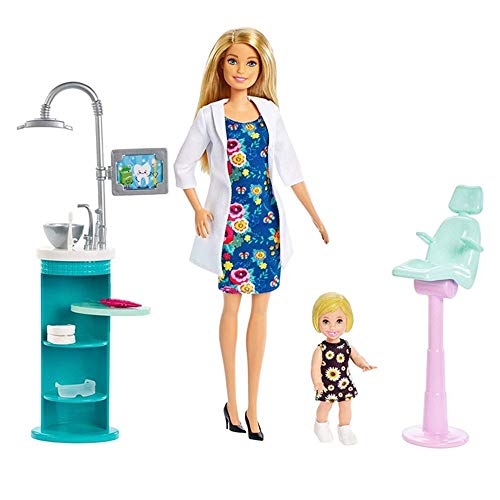 Barbie Tandarts Pop met Kind en Accessoires. – Bild 2