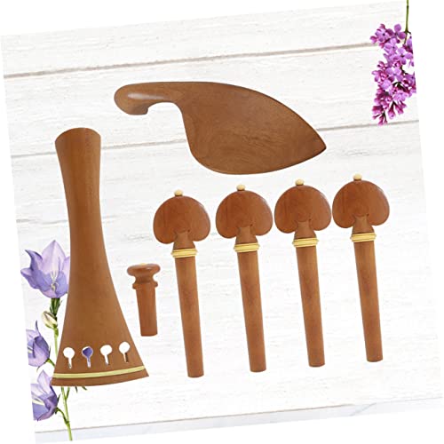 SAFIGLE 1 Conjunto 4 Peças De Reposição De Violino Estaca De Madeira