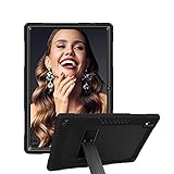 Kebiory Case for Vastking KingPad K10/K10 Pro/Z10/BYYBUO SmartPad A10/Oangcc 10.1' Android 10 Tablet Shockproof Kids Friendly Shoulder Strap Stand Rugged Hybrid for Vastking KingPad K10 (Black)