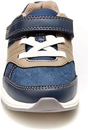 Stride Rite Boy's Grayson Running Shoe, Navy, 12 Toddler Review | Image 4