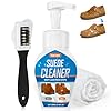 Nanoxa Suede Shoe Cleaner, 200ML Suede & Nubuck Shoe Cleaner Kit with Brush & Towel, No-Rinse Suede Cleaner for Suede, Nubuck, Leather, Boots, Sneakers and Trainers
