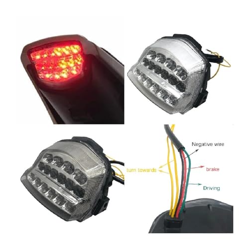 Feu arrière moto LED VFR800X Crossrunner 2011 clignotant ABS