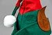 Shatchi 3455-ELF-HAT-3PCS 3pcs Christmas elf Ears Xmas Santa Hat Fancy Dress Party Costume Accessories Supplies Decorations, Red/Green