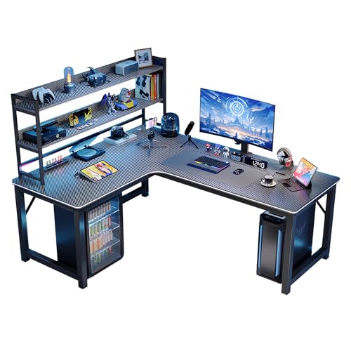 طاولة كمبيوتر زيريفام - علي شكل حرف إل