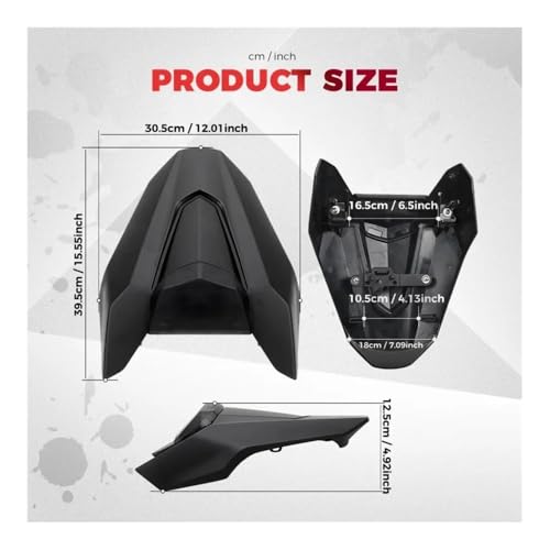 Coussin de siège arrière CBR650R avec protection de carénage - 7
