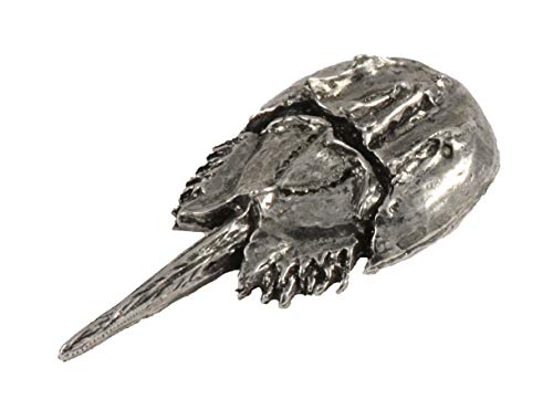 Horseshoe Crab Pewter Lapel Pin, Brooch, Jewelry, A153