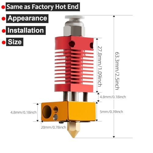 5Aplusreprap Ender 3 Hotend Upgrade: M3 Stud Thermistor for Ender-3 V2/Pro - Image 4