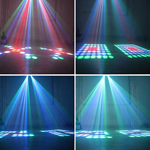 Stage Dj Lights 128 Led Pattern Sound Activated Party Light Moonflower Strobe Lighting Effect For Dance Club Wedding Disco Events #TOP4