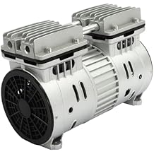Oil-free Vacuum Pump, 110V 550W and 8Bar 1700rpm Silent High Pressure Compressor Pump, Small Air Pump Head Motor for Food Processing and Processing, Vacuum Molding