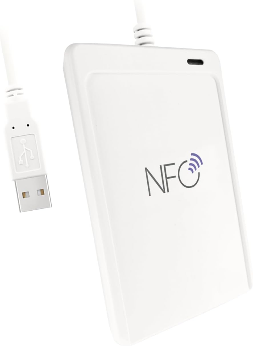 ACR1552U-M1 – Lettore e scrittore di tag NFC e smart card USB | Lettore di tessere di prossimità RFID senza contatto per dispositivi MIFARE, FeliCa, ISO 14443 A/B, ISO18092