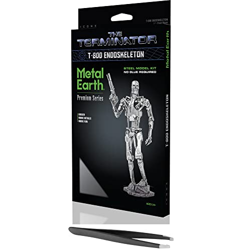 Terminator T-800 Endosquelette Fascinations Metal Earth Premium Kit Puzzle Métal 3D