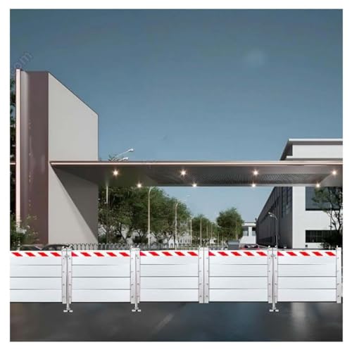 Déflecteur d'inondation réutilisable en aluminium robuste 105 * 40cm