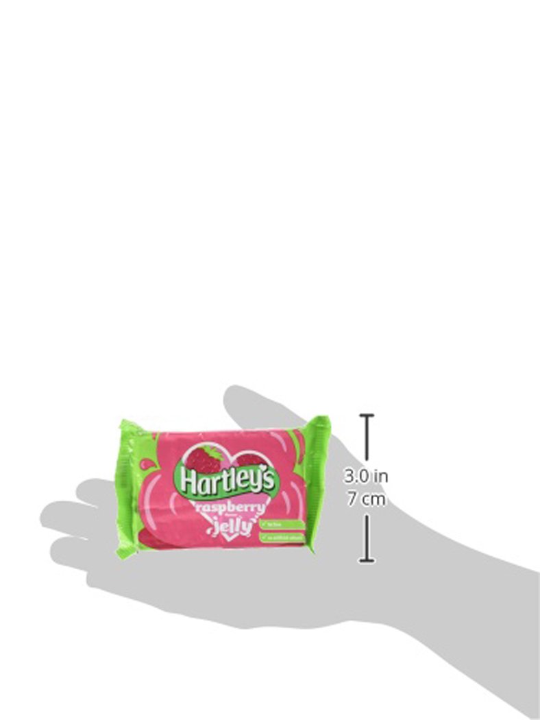 HARTLEY'S Préparation pour Gelée à la framboise | Sans matière grasse | Saveur framboise | À base de gélatine | Sans colorant artificiel - 135g - Lot de 12