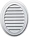 Produktbild Builders Edge 120042127001 21 x 27 Oval Vent 001, White by Builders Edge