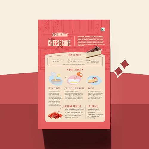 Image of Schobern No Bake Cheesecake Mix - Instant Dessert Mix, 300g
