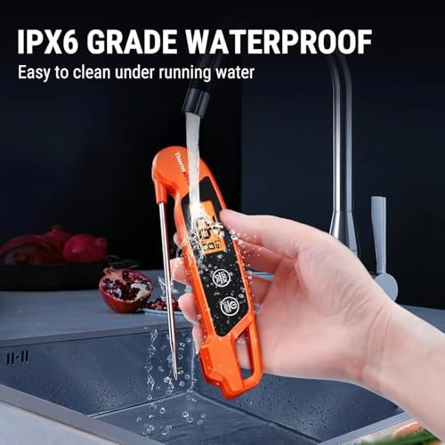 Image of LABART ThermoPro Digitail TP603 Wireless Meat Thermometer with Foldable Probes Kitchen Thermometer for BBQ, BBQ, Grilling and Grilling