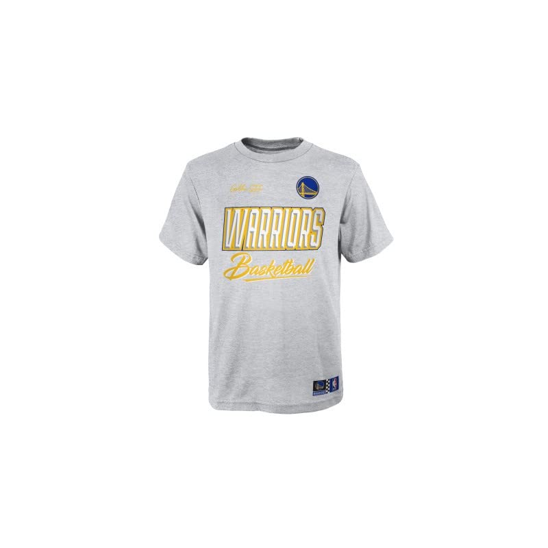 T-Shirt NBA Golden State Warriors Junior gris idéal pour le collège et le sport