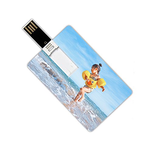 Personalized Diy Custom Logo/Text 8Gb Credit Card Style Usb Flash Memory Stick Thumb Drive #TOP1