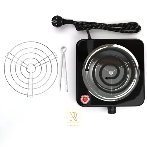 M. ROSENFELD Shisha Kohleanzünder für Shisha Kohle - Elektrischer Kohleanzünder Black Heat 1000W + Shisha Zubehör Set… – Bild 5