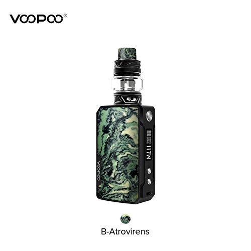 Voopoo Drag Mini 117W Starter Kit set Cigarrillo electrónico Vape (Atrovirens)