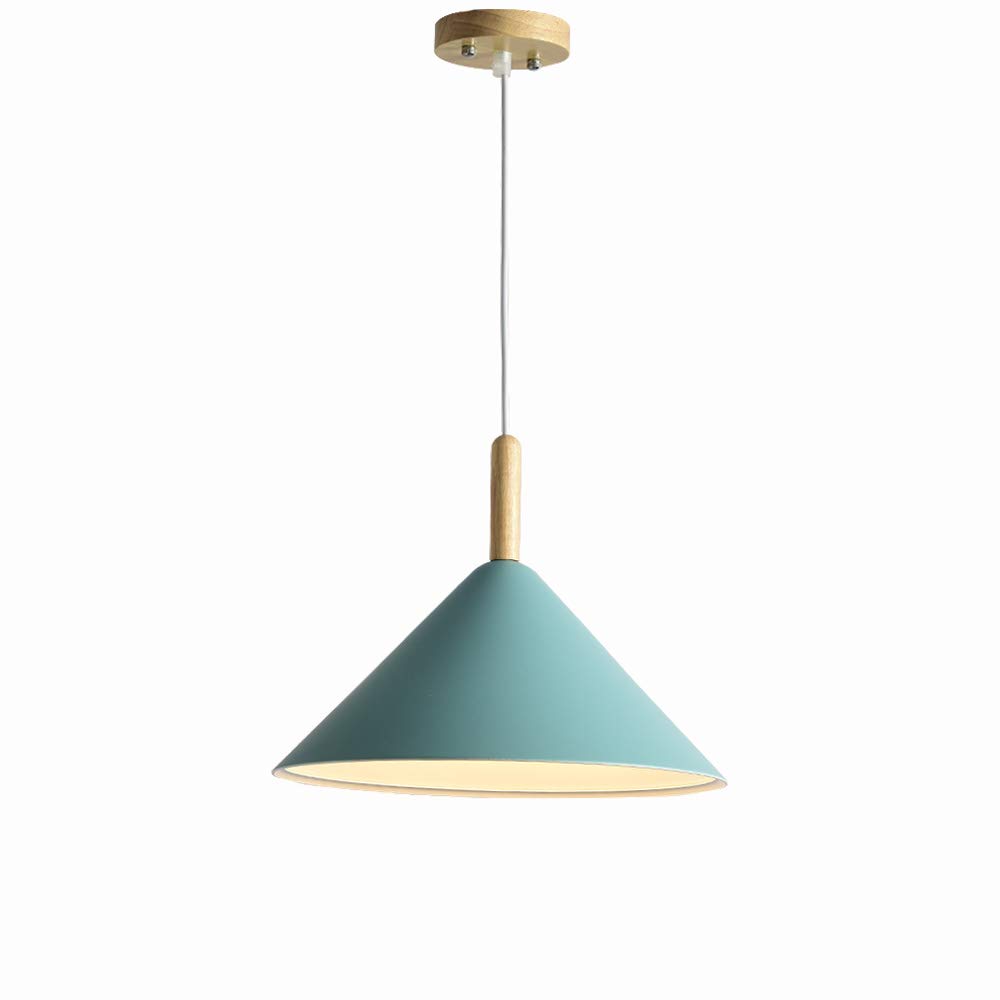 SXECAEPS Modern creative chandelier Simple E27 Single Head Metal Iron Macaron Ceiling Pendant Lights European Modern Restaurant Droplight Creative Living Room Aisle Stairs Home Villa