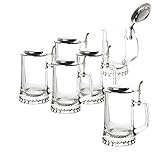 brauerei krug 6 traditionelle Bierhumpen - Das Bierseidel mit 0,5 L Trinkvolumen ist der klassische Begleiter auf allen Feiern, auf denen Bier ausgeschenkt wird. Verzichten Sie auch nicht zuhause auf die Oktoberfest-Atmosphäre!