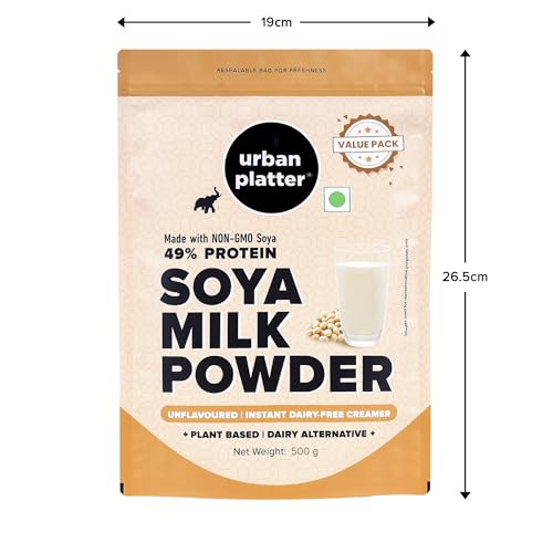 URBAN PLATTER Soy Milk Powder, 500 gm