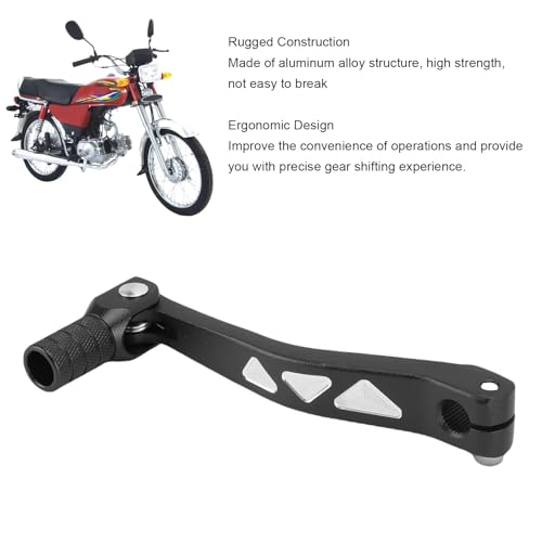 HUIOP Levier de Changement de Vitesse au Pied Moto pour KAYO, compatibilité Universelle, Design élégant pour les Aventures Hors Route (Noir) – vue 3