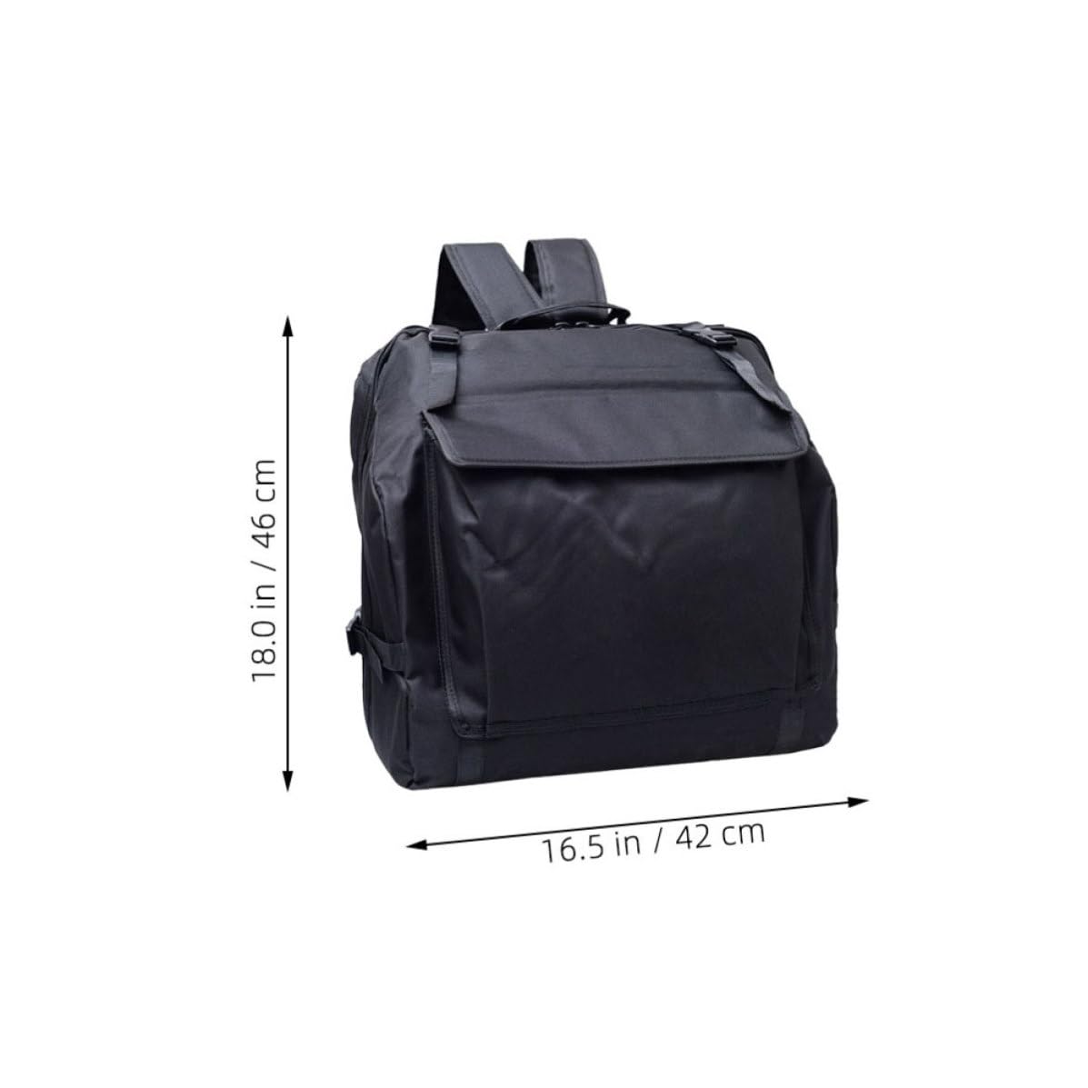 Bolso de Acordeón Negro de Tela para 48/60/72 Bajos, Músicos