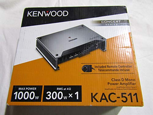 Kenwood KAC-511 Class D Mono Digital Bass Boost Power Amplifier 1000 Watts (Renewed) - Image 3