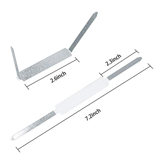 Qyh T125 Self-Adhesive Prong Paper Fasteners 2 Inch Capacity,120 Fasteners/Box thumb #1