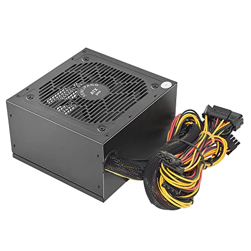 Lemincrash 80Plus �S�[���h �Q�[�~���O�d�� 110V 220V PC ATX 500W �ő�24�s�� 12V ���j�o�[�T���n�C�G���h�r�f�I�J�[�h