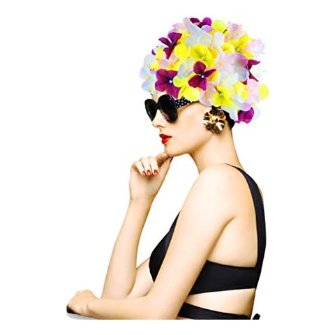 VICASKY Badekappen für Schwimmer für Damen Cover