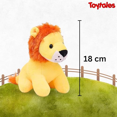 Image of TOYTALES Soft Toy Combo Pack Cute Fairy Unicorn & Baby Lion Plush Toys for Kids (Pack of 2)