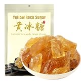 Yellow Rock Sugar - Traditional Chinese Rock Sugar for Pho, Bubble Tea, Baking & Asian Desserts-14.1oz(400g)