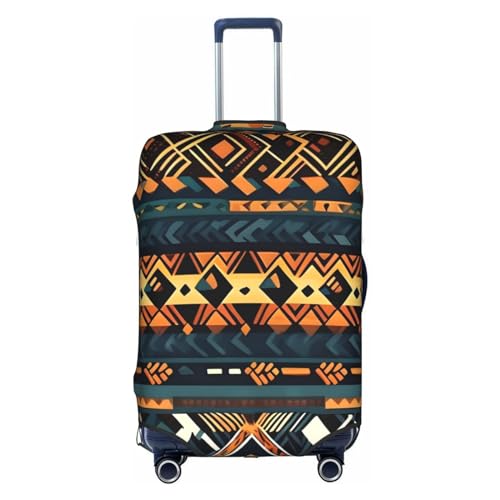 African Tribal Ethnic Texture Luggage Cover, #^Suitcase Protector, Trolley Case Cover For Small Luggage, Suitcase Protector.
