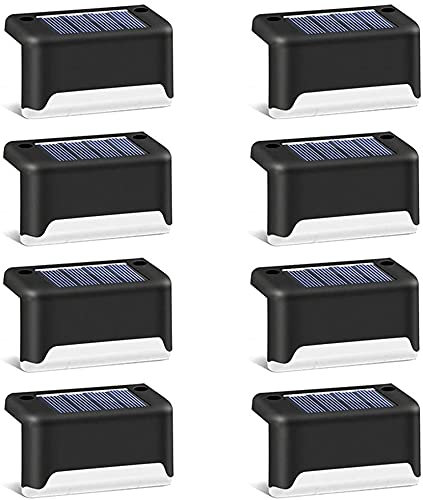 Solar Deck Lichter im Freien, LED Solar Stufenlicht, im Freien wasserdichte...