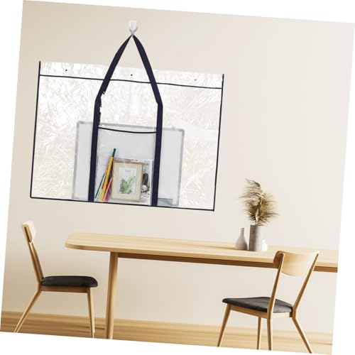 IWOWHERO Large Non Woven Art Portfolio Bag for Posters Durable Poster Holder & Art Storage for Teachers and Classroom Organization