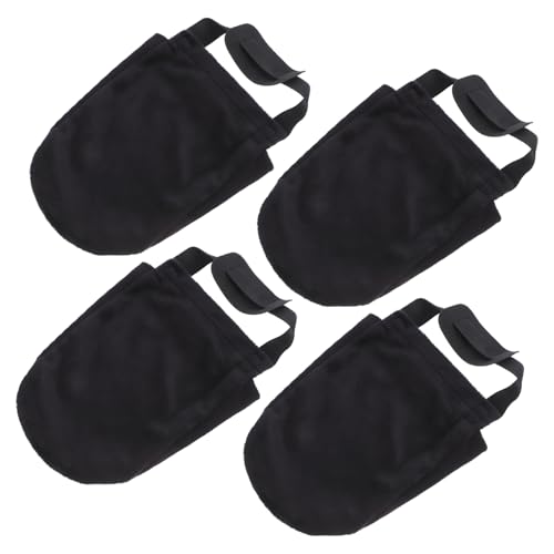 ifundom 2Pairs Bowling Sliding Shoe Covers for Unisex Bowling Shoe Protectors Essential Bowling Accessories for Enhanced Performance and Comfort Black