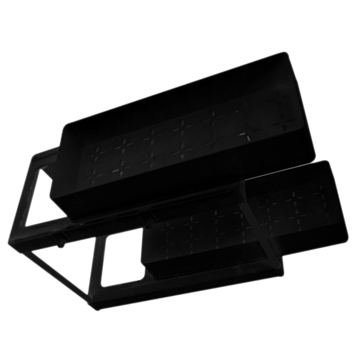ULTECHNOVO Organizer Estraibili Per Mobiletto Sottolavello Cucina Ripiano Portaoggetti Telescopico Retrattile in Abs Supporto