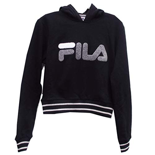FILA USA rosemary hoodieロゴパーカーLW181S76 BK（サイズM）