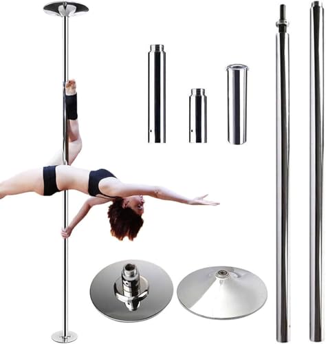 Barre de pole dance en acier inoxydable avec finition haut de gamme