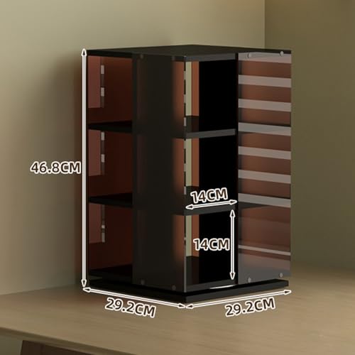 Estante de discos de vinilo multicapa ideal para decorar oficinas en casa 6