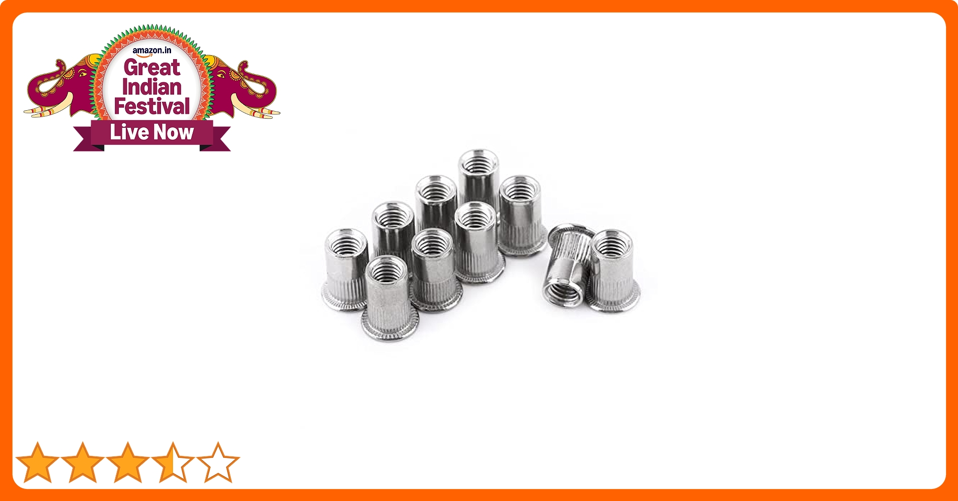 CODIRATO 80 PCS M6 Threaded Inserts Nuts Insert | Ubuy