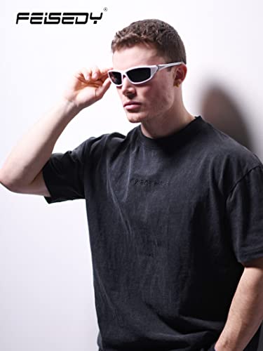 FEISEDY Classic Men Polarized Sports Sunglasses Night Driving Yellow Lenses Cycling Fishing Driving Glasses B26742