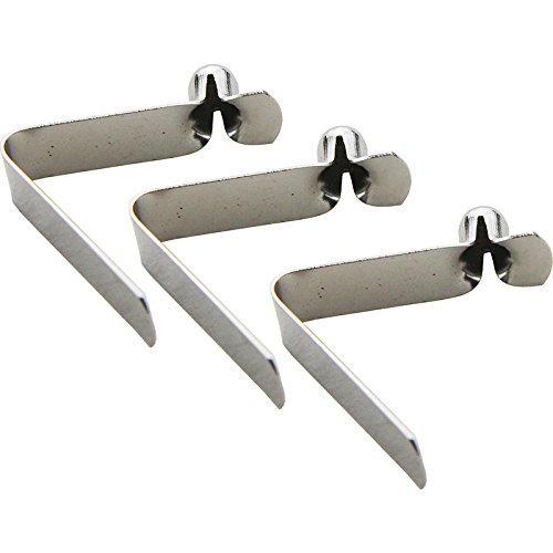 UP100 50PCS Single Button 4mm / 5mm / 6mm / 7mm / 8mm / 9mm Clips Kayak Paddle Snap Spring Clip Tent Pole Clips Awning Accresories Telscopic Tube Camping & Caravan & Chair Tube Lock?5 mm Single Pin