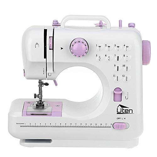 Kranich Portable Sewing Machine 2 Speed 12 Stitches Double Thread Needle Mini Sewing Machine